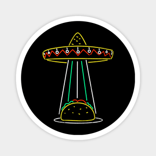 Taco UFO Magnet